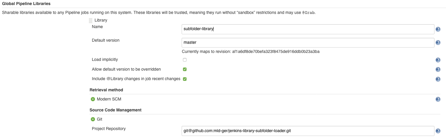You need to configure the jenkins-library-subfolder-loader as a shared library.