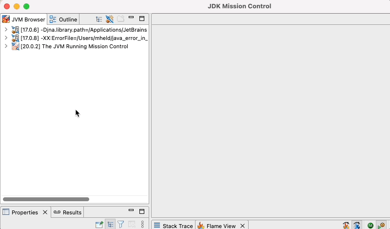 How to establish a connection using JMX in JMC